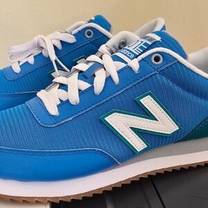 New Balance WZ501AAH Women's Size 10 Sneakers – Blue/Green– Brand New Suede